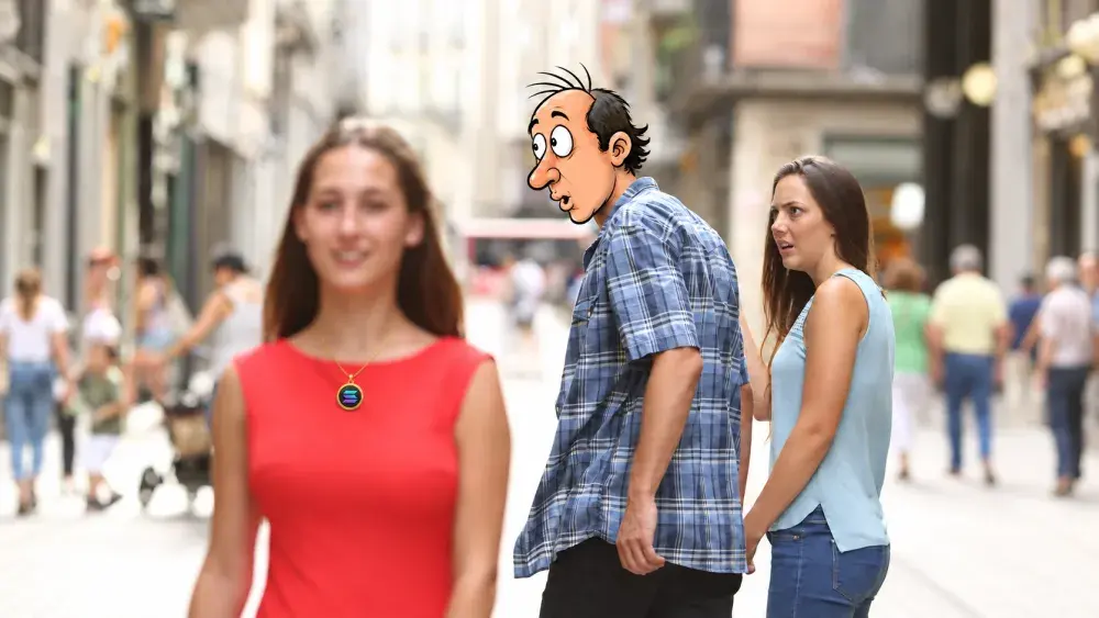 Cartoon man on a podcast mic in a smoke filled room